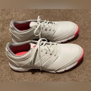 Adidas Response Light Women's White & Pink Golf Shoes with Cleats
